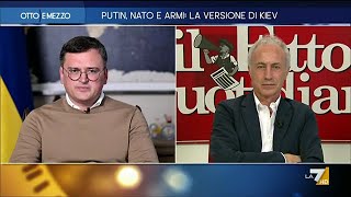 Ucraina il ministro Kuleba allucinante in difficoltà con Marco Travaglio e Lucio Caracciolo [upl. by Ennaeilsel827]