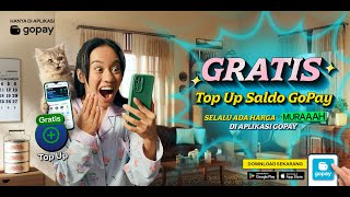 OMAYGAT Gratis top up saldo GoPay😻 [upl. by Dnalyag415]