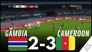 AFCON2023 GAMBIE 23 CAMEROUN  Résumé • Simulation et loisirs de jeux vidéo [upl. by Sirref]