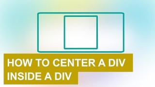 How to center a div inside a div with html and css [upl. by Nahtanoj]