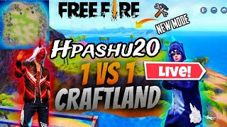 craftland 1v1 random player freefire viralvideo gaming [upl. by Yorker]