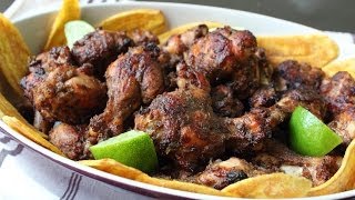 Jerk Chicken Wings  Spicy Jamaican Jerk Hot Wings Recipe [upl. by Asetal986]