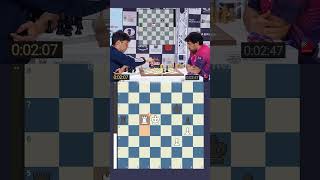 When firouzja blundered the game against Hikaru 😳 chess grandmaster échecs ajedrez schach [upl. by Atires]