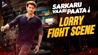 Sarkaru Vaari Paata Lorry Fight Scene  Mahesh Babu  Keerthy Suresh  Thaman  Kannada Dubbed Movie [upl. by Aryam]