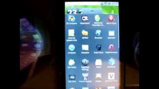 Android 21 Eclair Test Build on HTC Touch HD Blackstone 300110 [upl. by Guenna]