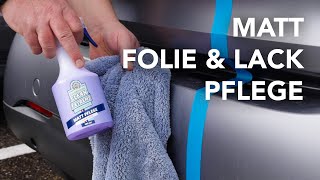 Matt Lack amp Folie Pflege Smart I CLEANEXTREME [upl. by Siegfried4]