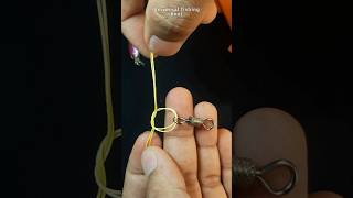 How to tie a swivel 338 fishermansknot fishing fishknot diy [upl. by Fen]