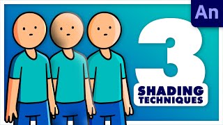 3 SIMPLE amp POWERFUL Shading Techniques  Adobe Animate Tutorial [upl. by Phaedra]