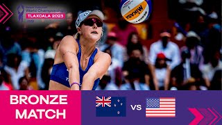 MariafeClancy vs NussKloth  Bronze Match Highlights  Tlaxcala 2023 mexbeachvolley [upl. by Way]