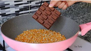 Best Chocolate Popcorn Recipe You Will Ever Eat  Just in 10 Minutes [upl. by Chadabe]