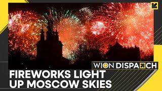 Dazzling fireworks light up the sky over Moscow to celebrate Victory Day  WION Dispatch [upl. by Gleda]