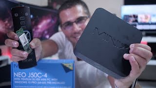 MINIX NEO J50C4  NEO W2 e Minix M2 SSD  O MAIS RECENTE MINI PC Win 10 PRO [upl. by Catima]