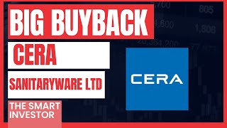 CERA sanitaryware Buyback  CERA Sanitaryware Breaking News  The Smart Investor [upl. by Awram]