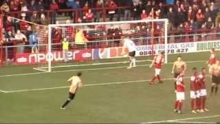 GOAL Nahki Wells  Fleetwood Town vs Bradford City [upl. by Moselle361]