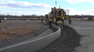 GOMACO 3300 Concrete Slipform Paver Performance Report [upl. by Rehpotsihc]