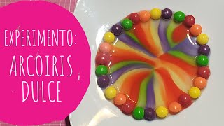 CREA TU ARCOIRIS DULCEEXPERIMENTO [upl. by Aleik]