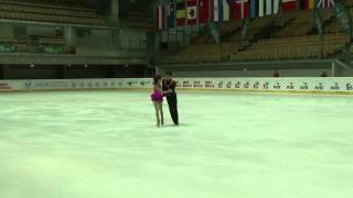 16 A MALINKIEWICZ  S LOFEK POL  ISU JGP Austria 2011 Junior Pairs Short Program [upl. by Hsejar]