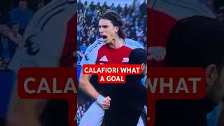 CALAFIORI WHAT A GOAL arsenalfamily [upl. by Nuawaj]