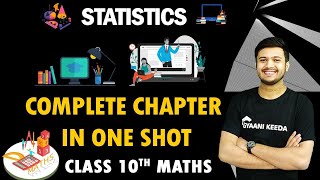 Chapter 14 Statistics Complete Chapter Class 10 Maths GYAANI KEEDA [upl. by Obe]