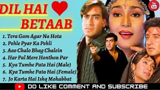 Dil Hai Betaab Movie All SongsAjay Devgan amp Pratibha Sinha amp Vivek Mushran All Hits [upl. by Navonod]