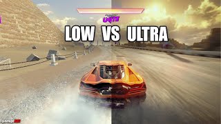 Finally better graphics settings LOW vs ULTRA graphics compared  Asphalt Legends Unite  amogh0102 [upl. by Sussna734]