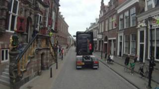 trucktour Bolsward door het centrum [upl. by Rior]