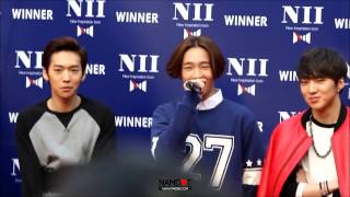 NAMTAEHYUN 140314 NII 남태현 멘트 [upl. by Yelsna]