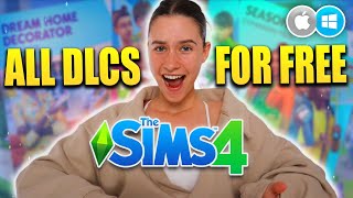 Sims 4 DLC Packs for FREE  How to get ALL Sims 4 Expansion Packs for FREE in 2024 EASY amp LEGIT [upl. by Aserehs263]