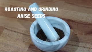 How To Roast and Grind Anise Seeds [upl. by Ilan257]