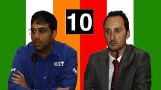 Topalov vs Anand  Game 10 2010 World Chess Championship [upl. by Gilleod]