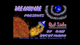 Out Side 1997 demo version from DreamwareRalf Buchtmann on the Amiga  ArkanoidBreakout clone [upl. by Ardisj98]