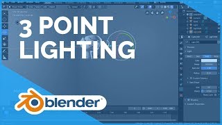 Three Point Lighting  Blender 280 Fundamentals [upl. by Anayra]