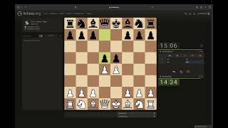 Chess Game 397  BlackmarDiemer Gambit Lemberger Countergambit Endgame Variation [upl. by Borras492]