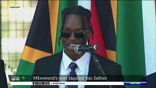 Tito Mboweni  Sello Mboweni pays tribute to his father [upl. by Ardnek]