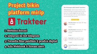 Project situs web donate mirip Trakteer [upl. by Michelle]