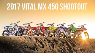 2017 450 Motocross Shootout  Vital MX [upl. by Germaun]