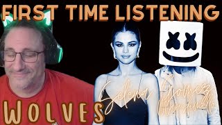 Selena Gomez Marshmello Wolves Reaction [upl. by Vokay426]