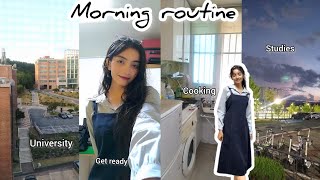 500am Morning routine studies cooking uni life  neuroscience student life in korea juhikorea [upl. by Leidba]