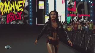 Cora Jade vs Jaida Parker vs Fallon Henley vs AJ Lee vs Thea Hail vs Roxanne Perez WWE 2K24 [upl. by Nylegna]