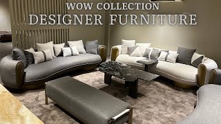 Designer Sofa Comfy Chairs Leather Beds Imported Dining Tables in Kirti Nagar Furniture Market Delhi [upl. by Currie966]