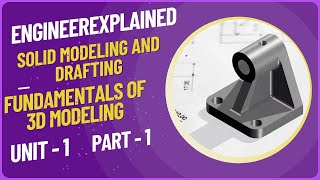 Solid Modeling and Drafting sppu 2ND YEAR insem unit 1 part 1 mechanicalengineering sppu [upl. by Caye]