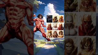 Attack Titan vs All titan aot whoisstrogest shorts [upl. by Yllop957]