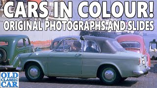 OLD CARS IN COLOUR Original Photographs amp Slides 1950s1980s [upl. by Yanat195]