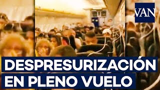 Se despresuriza un avión de Ryanair en pleno vuelo [upl. by Annawd728]