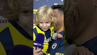 🎙️ İrfan Can Kahveci ve oğlu Can Kahvecinin maç sonundaki keyifli röportajı shorts fenerbahçe [upl. by Roskes]