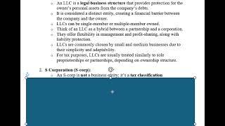 Is an scorp a business entity or a tax classification [upl. by Nerwal285]