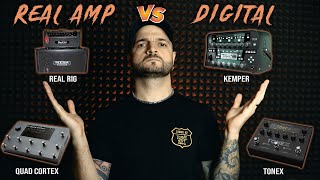 REAL AMP vs QUAD CORTEX vs KEMPER vs TONEX [upl. by Donelle]