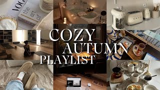 cozy autumn playlist  october mood🧦🍪🧺 [upl. by Drusus]