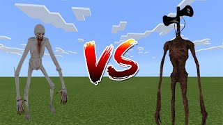 Siren Head vs SCP 096  Minecraft [upl. by Dnalel]