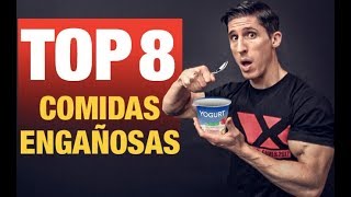 8 Alimentos SALUDABLES que ENGORDAN Â¡EvÃ­talos [upl. by Anikehs]